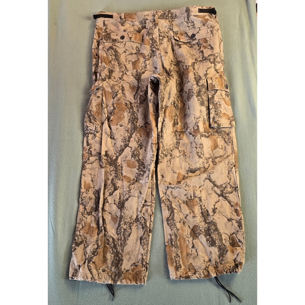 10X Products Natural Gear Camo Cargo Pants Mens XL Hunting Tactical Brown